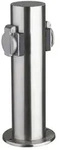 Heitronic 35103 Energieverteiler TOKIO, rund, 2-fach, IP44, H&ouml;he 300 mm,...