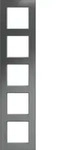 Hager WAD8500ESV Rahmen 5-fach senkrecht, A.8, edelstahl matt