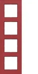 Hager WAD8400RG Rahmen 4-fach, A.8, rot gl&auml;nzend