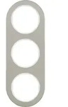 Hager WLD9300STW Rahmen 3-fach, Tragmaterial Kunststoff wei&szlig;, R.Classic,...
