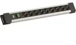 Bachmann BM005902 Steckdosenleiste CONNECTUS 9xCEE7/3 1xSchalter 2,0m CEE7/7 Grau