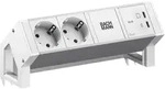 Bachmann BM0022042 Steckdosenleiste DESK2, 2x Schutzkontaktsteckdose, 1x USB C/C 45
