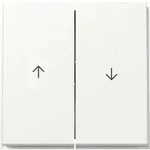 Gira 329466 Wippe 2-fach Pfeil, Gira TX_44, (WG UP), reinwei&szlig;