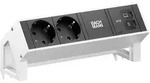Bachmann BM0022034 Steckdosenleiste DESK2, 2x Schutzkontaktsteckdose, 1x USB C/C 65