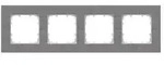 Siemens 5TG 1114-2 Kunststoff-Rahmen 4-fach