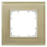 Siemens 5TG 1201-4 Glas-Rahmen 1-fach
