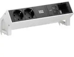 Bachmann BM0024274 Steckdosenleiste DESK2, 2x Schutzkontaktsteckdose, 1x USB C/C 65