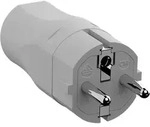 Bachmann 960.301 Schutzkontakt-Zentral-Stecker, 16 A, 250 V, gro&szlig;e Ausf&uuml;hrung, mit