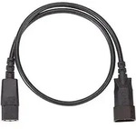 Bachmann 356.169 Verl&auml;ngerung H05VV-F 3G1,0mm2, 0,75m, C14/C13