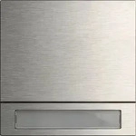 Gira 5531920 Ruftastenmodul 1-fach, System 106, edelstahl