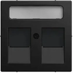 Busch-Jaeger 1800-915 Zentralscheibe f&uuml;r Modular-Jack-Einsatz 2-fach, mit
