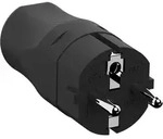 Bachmann 960.101 Schutzkontakt-Zentral-Stecker, 16 A, 250 V, gro&szlig;e Ausf&uuml;hrung, mit