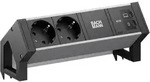 Bachmann BM0022046 Steckdosenleiste DESK2, 2x Schutzkontaktsteckdose, 1x USB...