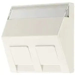 Jung A569-30BFPL Abdeckung f&uuml;r Montageadapter 30&deg;, 2-fach, mit Schriftfeld,