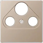 Jung A561PLSATCH Abdeckung f&uuml;r Universal-Sat/BK-Dosen 1-fach, Duroplast...