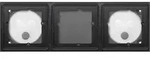 Gira 551300 Geh&auml;use fl&auml;chenb&uuml;ndig 3-fach, System 106