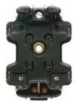 Berker 1680 Serien-LED-Aggregat mit N-Klemme, Modul-Eins&auml;tze, schwarz