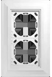 Jung PA982G125-0 Einputzadapter wandb&uuml;ndig 2-fach, LS ZERO