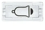 Merten 395869 Symbole, rechteckig, glasklar, Klingel