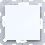 Hager WAF1001WG Blindverschluss mit Zentralst&uuml;ck, A.x/C.x, lichtwei&szlig; gl&auml;nzend