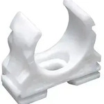 Fr&auml;nkische Rohrwerke 22572025 clipfix-UV M25 Kunststoff-Klemmschelle M25, wei&szlig;