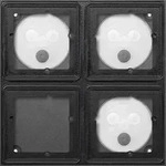 Gira 551800 Geh&auml;use fl&auml;chenb&uuml;ndig 2x 2-fach, System 106