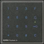 Gira 260567 Gira Keyless In Codetastatur, Gira TX_44, (WG UP), anthrazit