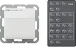 Gira 236803 Sensotec LED mit Fernbedienung, System 55, reinwei&szlig; gl&auml;nzend