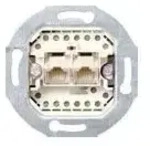 Gira 019000 ISDN-Anschlussdose Cat3, 2x8 polig 8/8 (8/8)