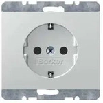 Berker 47157009 Schutzkontakt-Steckdose, K.1, polarwei&szlig; gl&auml;nzend