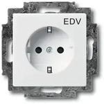 Busch-Jaeger 20 EUCKS/DV-84 Schutzkontakt-Steckdose mit Aufdruck "EDV", mit