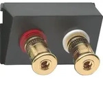 Gira 009100, Einsatz High-End Lautsprecher-Steckverbinder WBT (+/-)