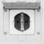 ABL-1471460 Schutzkontakt-Steckdose f&uuml;r Boden-u. Wandeinbau, grau