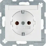 Berker 47508989 Schutzkontakt-Steckdose mit Beschriftungsfeld, S.1/B.3/B.7,
