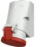 Mennekes 422 CEE Wandsteckdose mit TwinCONTACT 32A, 5p, 6h, 400V, IP44