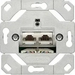 Gira 245200 Netzwerk-Anschlussdose Cat.6A, 2-fach