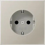 Jung ES1520 Schutzkontakt-Steckdose, 16 A 250 V ~, Serie LS, Edelstahl