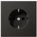 Jung AL1520AN Schutzkontakt-Steckdose, 16 A 250 V ~, Aluminium lackiert, Serie LS,