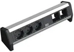 Bachmann 902.001 DESK, 3 Schutzkontaktsteckdosen, 2 Custom Module leer, GST18