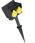 Bachmann 394.182 Gartensteckdose 4-fach IP44