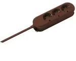 Bachmann 388.471 Tischsteckdose SMART 3x CEE7/3 Strom 3,0m CEE7/7