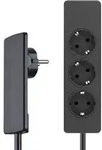 EVOline&reg; 151000156100 3-fach Steckdosenleiste mit superflachem Plug