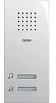 Gira 120003 Gong Aufputz, System 55, reinwei&szlig; gl&auml;nzend