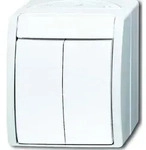 Busch-Jaeger 2601/5W-54 Serienschalter, Aufputz IP44