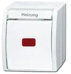 Busch-Jaeger 2601/2SKWNH-54 Heizungsschalter Aus 2-polig, Aufputz IP44