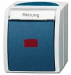 Busch-Jaeger 2601/2SKWNH-53 Heizungsschalter Aus 2-polig, Aufputz IP44