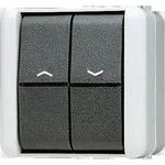 Jung 839VW Jalousietaster, 1-polig (1 Antrieb), IP 44, WG 800
