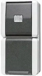 Jung 871W Schutzkontakt-Steckdose 16 A 250 V ~ mit Taster 10 A 250 V ~, WG 800