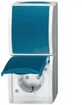 Busch-Jaeger 2601/6/20 EBW-53 Kombination Schutzkontakt Steckdose Safety+ mit