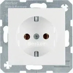 Berker 47438989 Schutzkontakt-Steckdose, S.1/B.3/B.7, polarwei&szlig; gl&auml;nzend